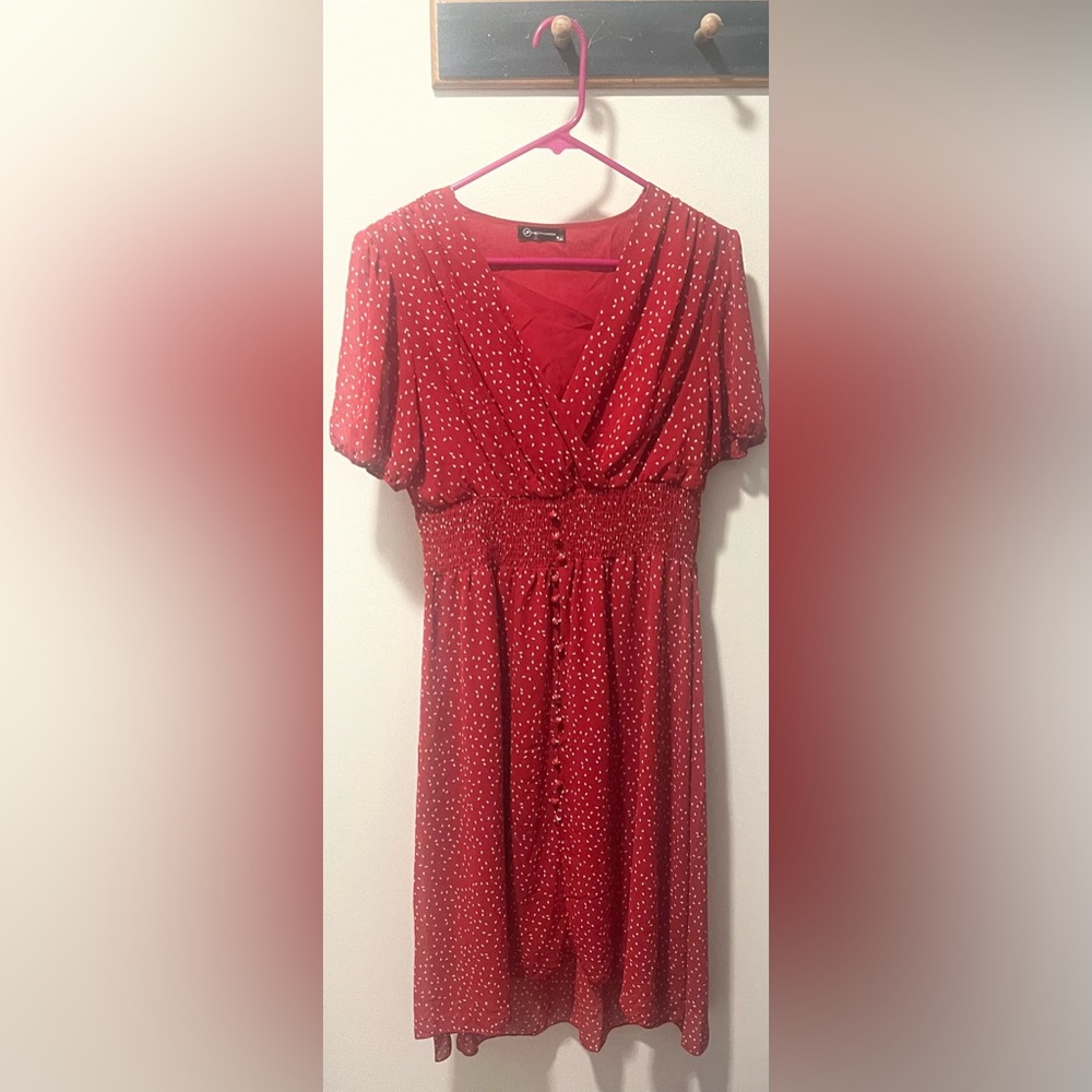 Red Midi Dress